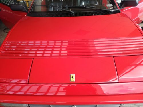 Restauracion Ferrari Mondial pulido 4